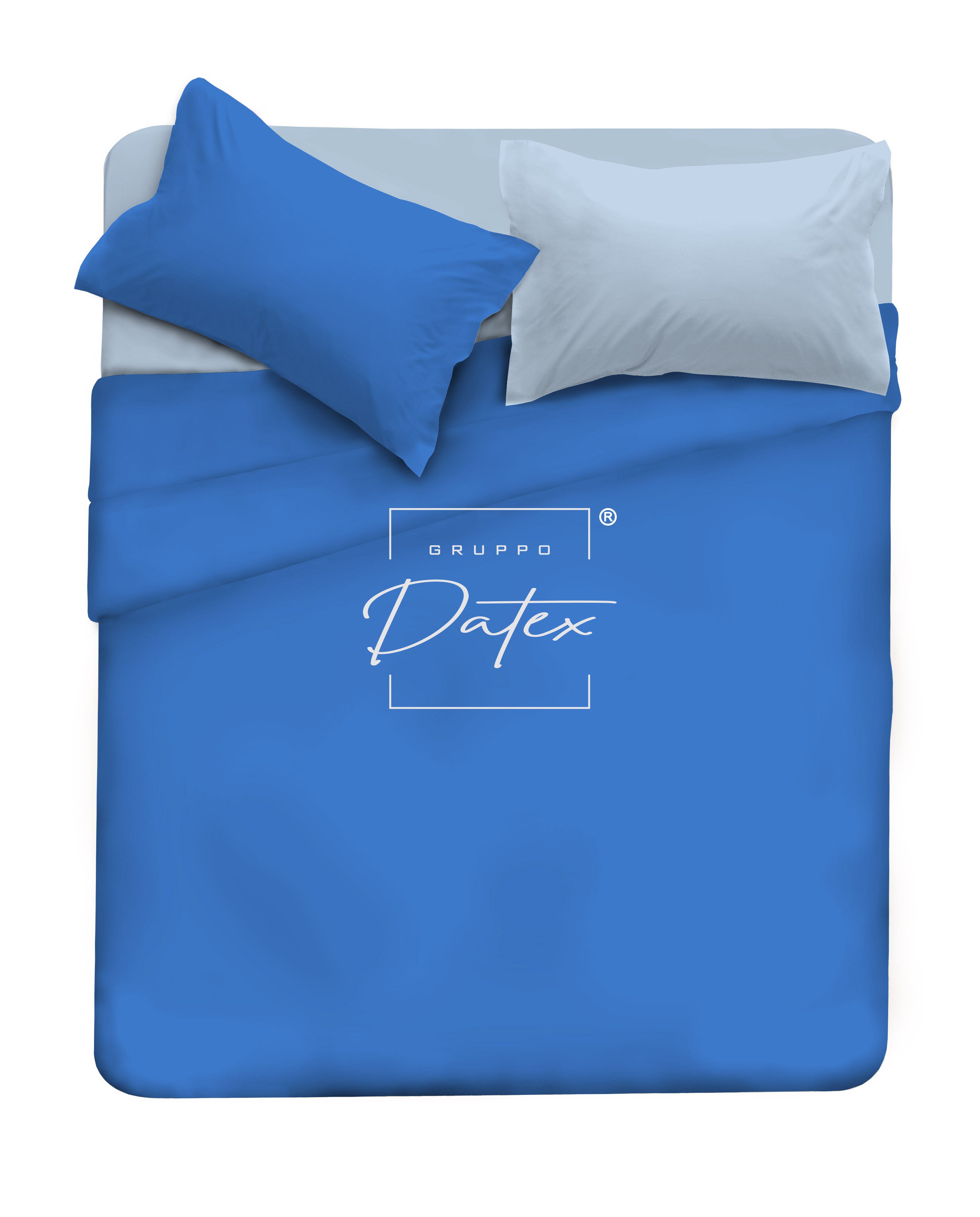 Bicolor Royal/Light Blue Sheet Set