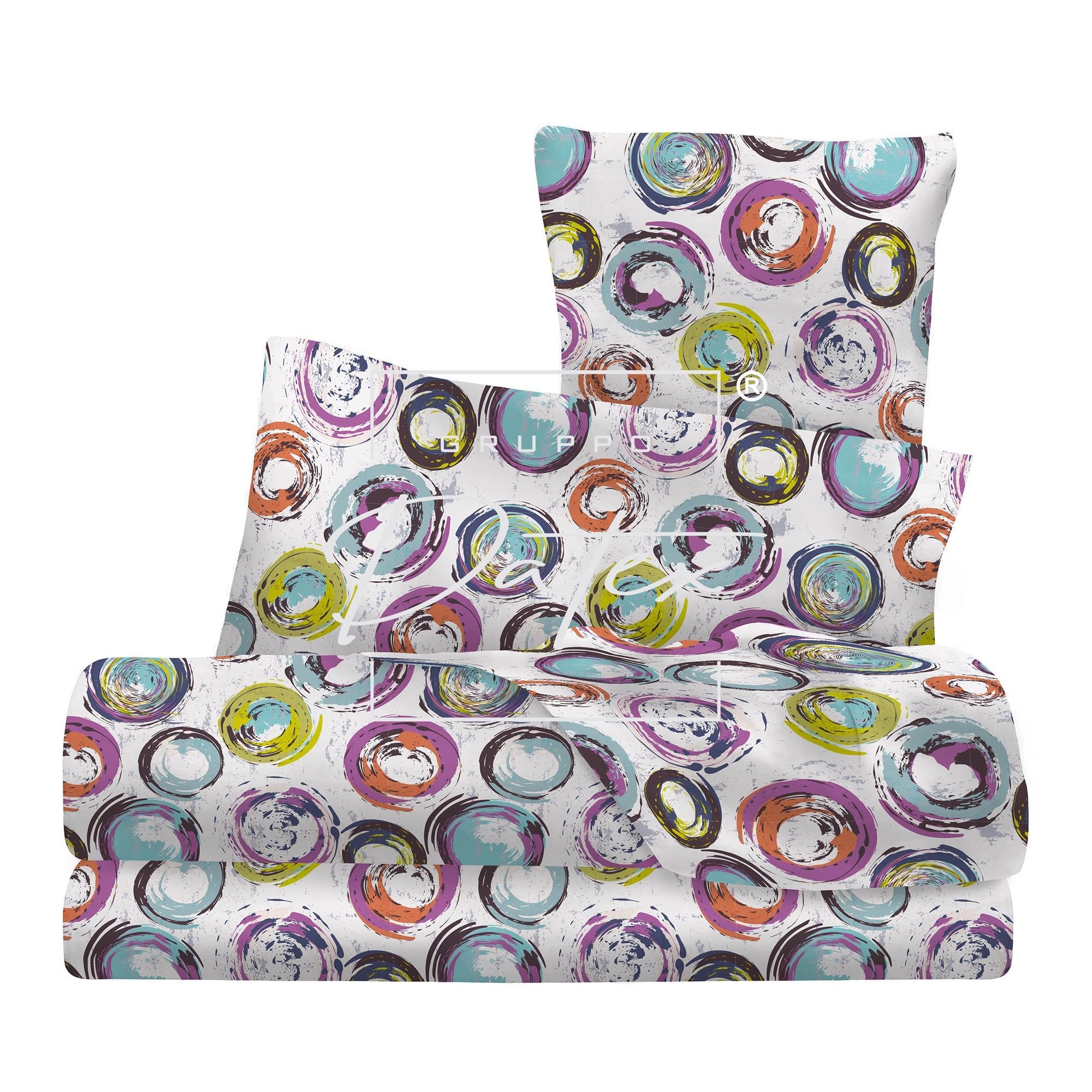 Abstract Circles bed set