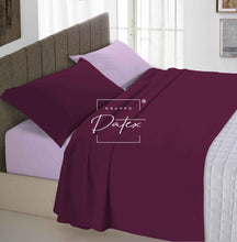 Load image into Gallery viewer, Bi-Color Lilac/Plum Sheet Set
