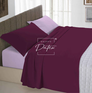 Bi-Color Lilac/Plum Sheet Set