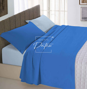 Bicolor Royal/Light Blue Sheet Set