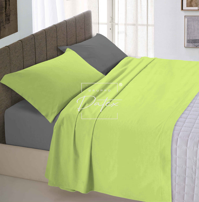 Acid Green/Smoke Bicolor Sheet Set