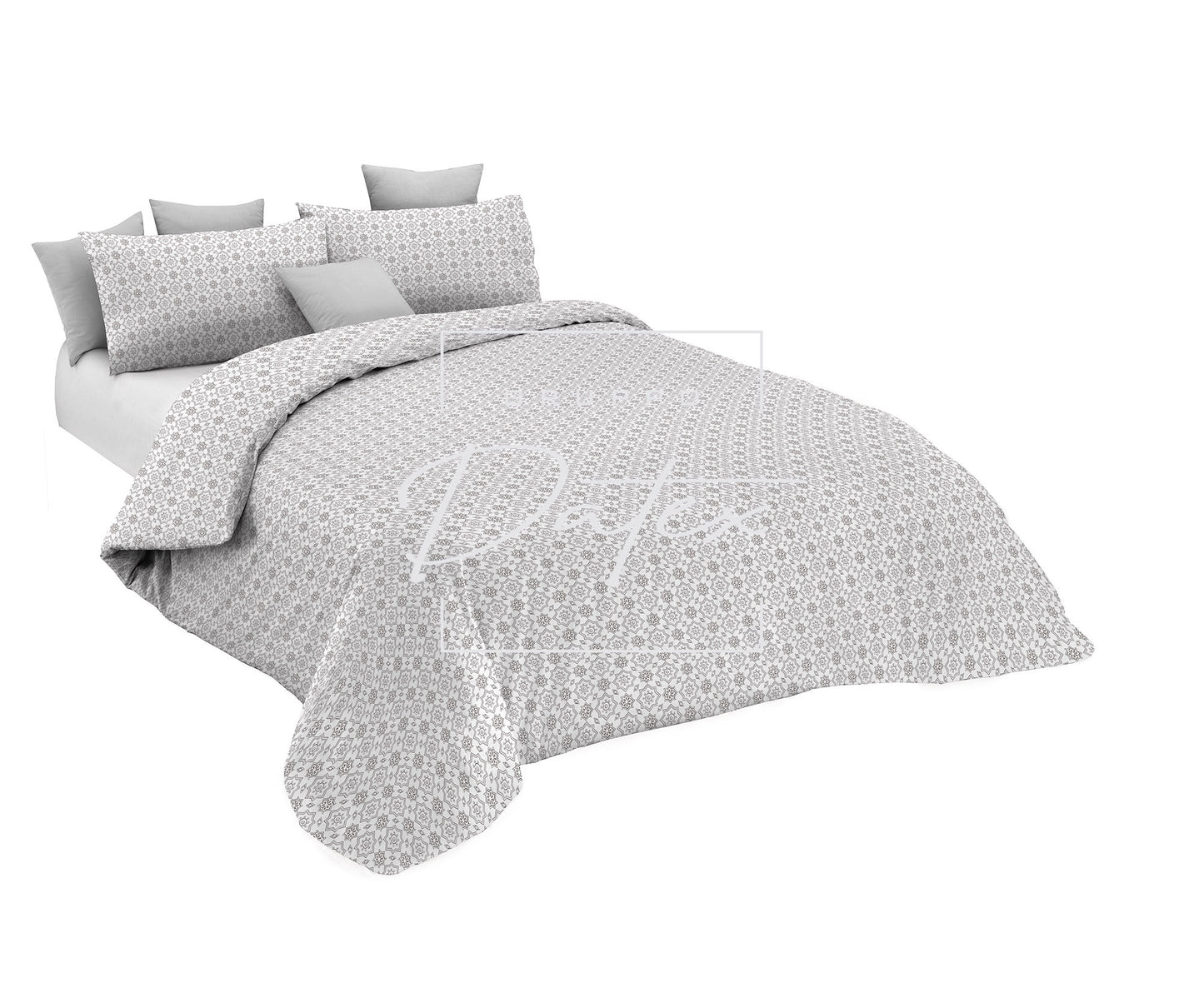 Floyd Dove Gray Duvet Cover Set