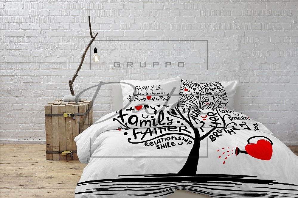PARURE COPRIPIUMINO STAMPA DIGITALE SHINE 03 - Spugna e Cotone