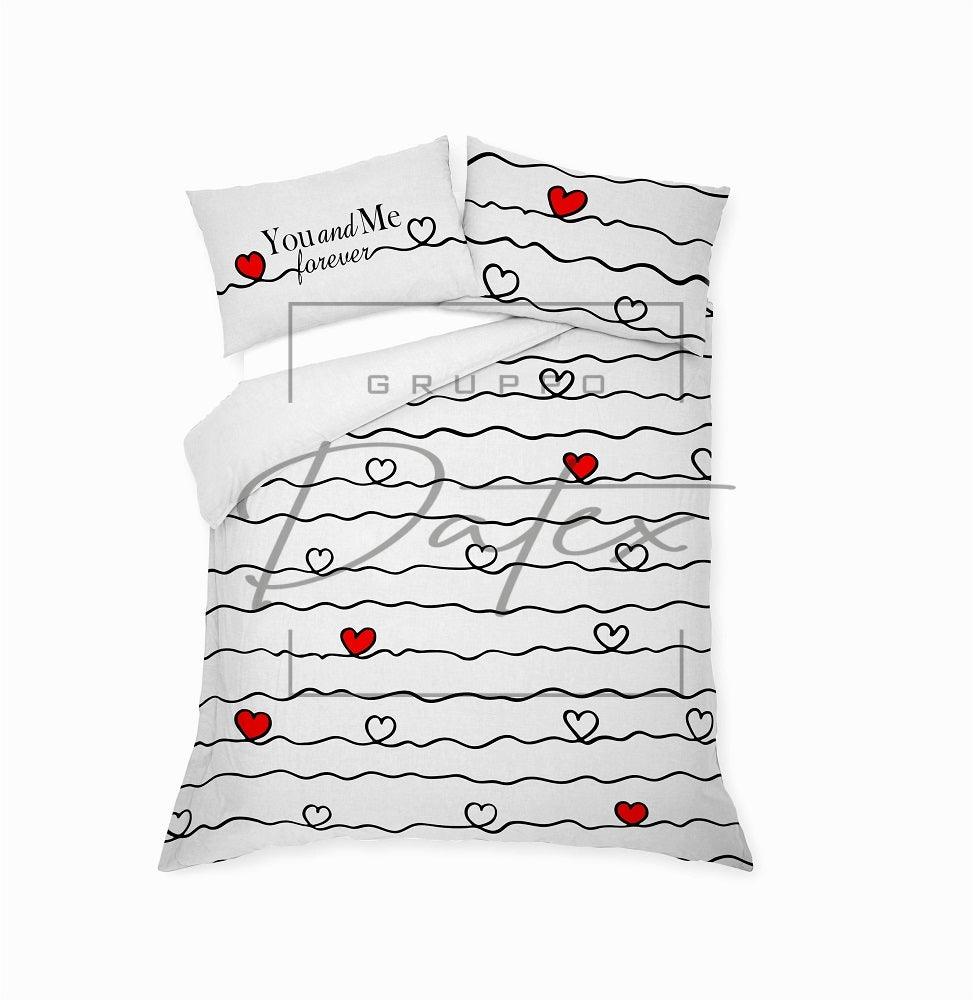 PARURE COPRIPIUMINO STAMPA DIGITALE SHINE 02 - Spugna e Cotone