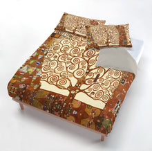 Load image into Gallery viewer, &quot;TREE OF LIFE&quot; Double Duvet Cover Set by KLIMT
