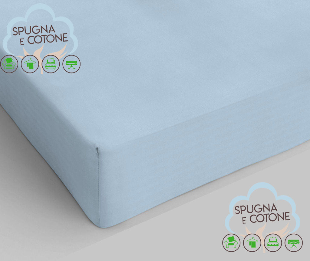 Sotto con Angoli Singolo 100% Cotone - Spugna e Cotone