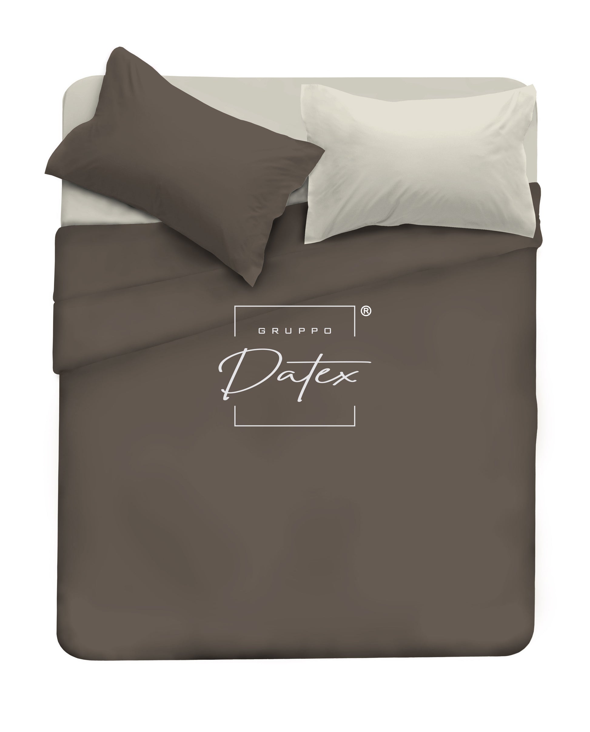 Bicolor Brown/Cream Sheet Set