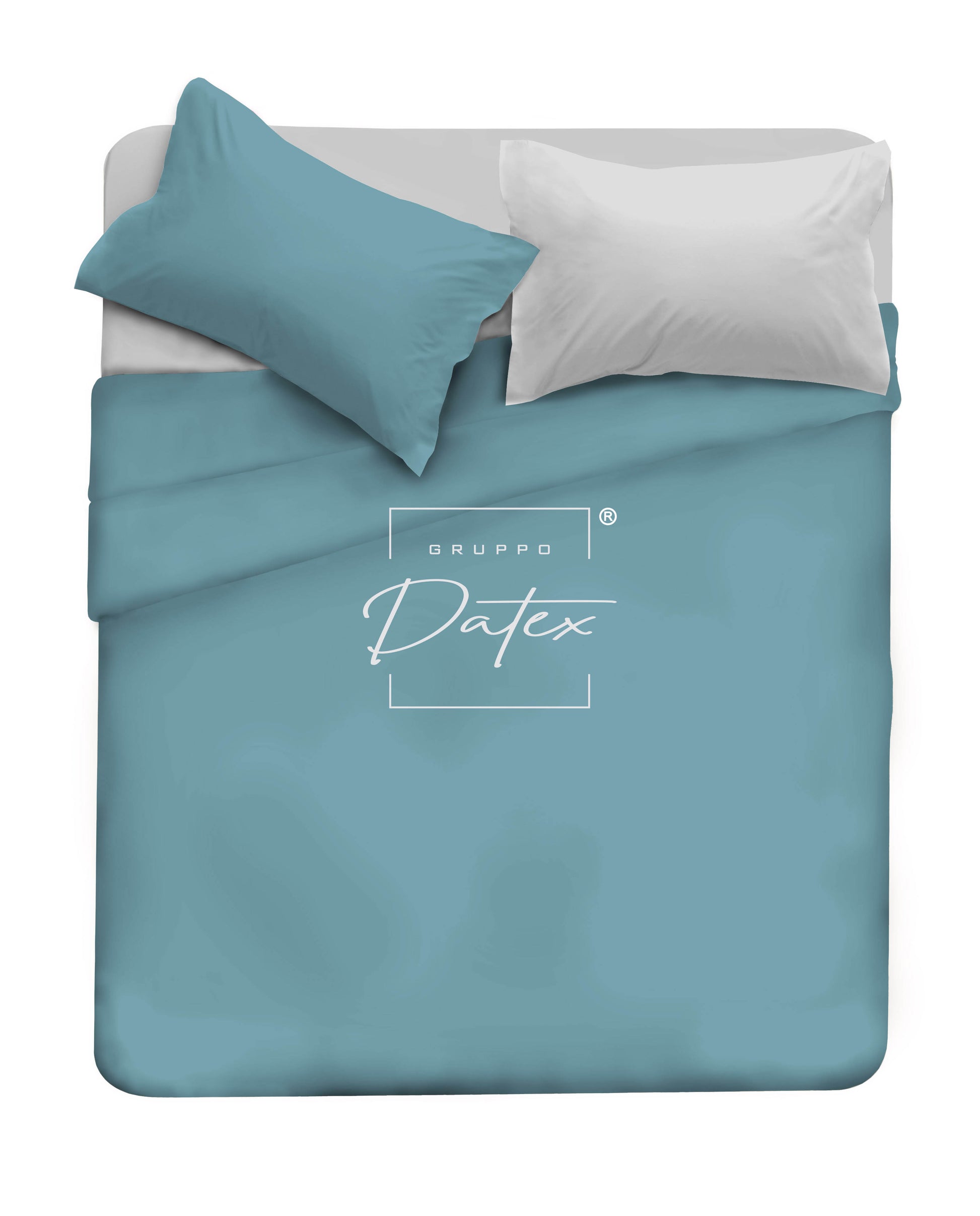 Bi-Color Teal/Light Gray Sheet Set