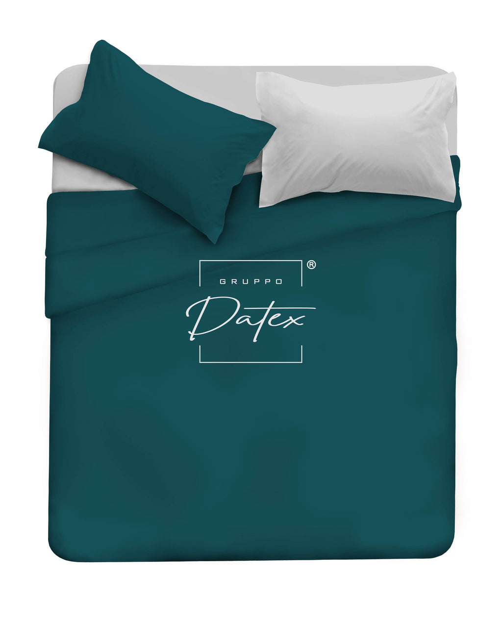 Bi-Color Petrol Green/Grey Sheet Set
