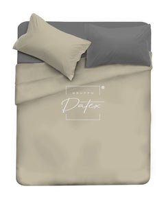 Bi-Color Dove Grey/Smoke Sheet Set