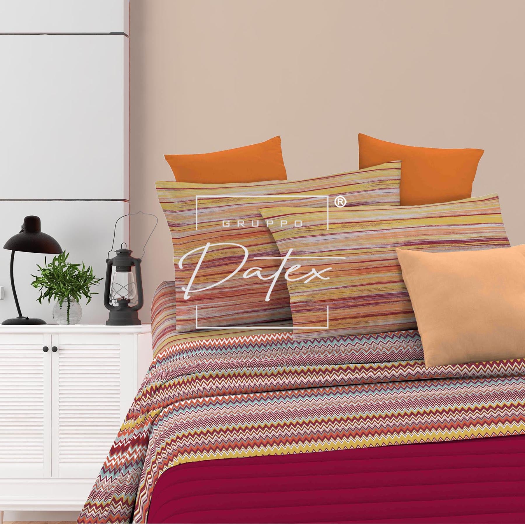Rabat Orange bed set