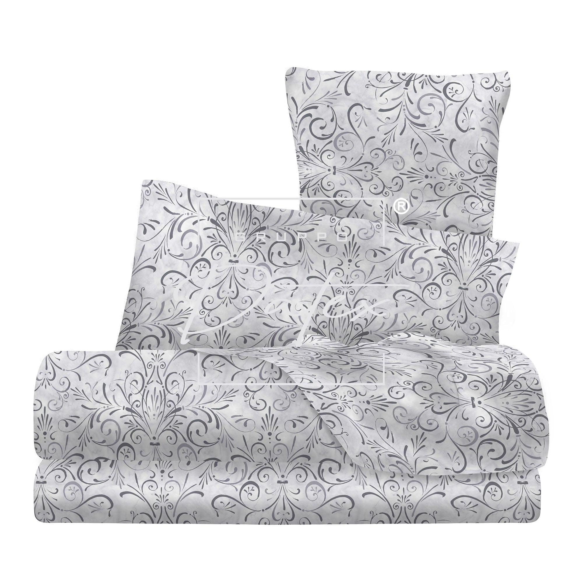 Ornato Gray bed set