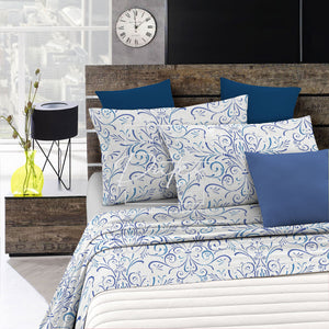 Ornato Blue bed set