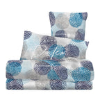 Blaues Soffioni-Bettset