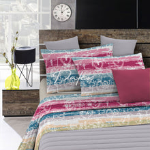 Load image into Gallery viewer, Love lines bed set
