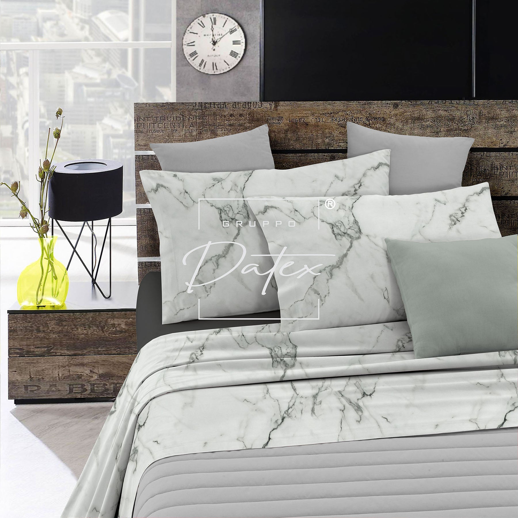 Marble bed set