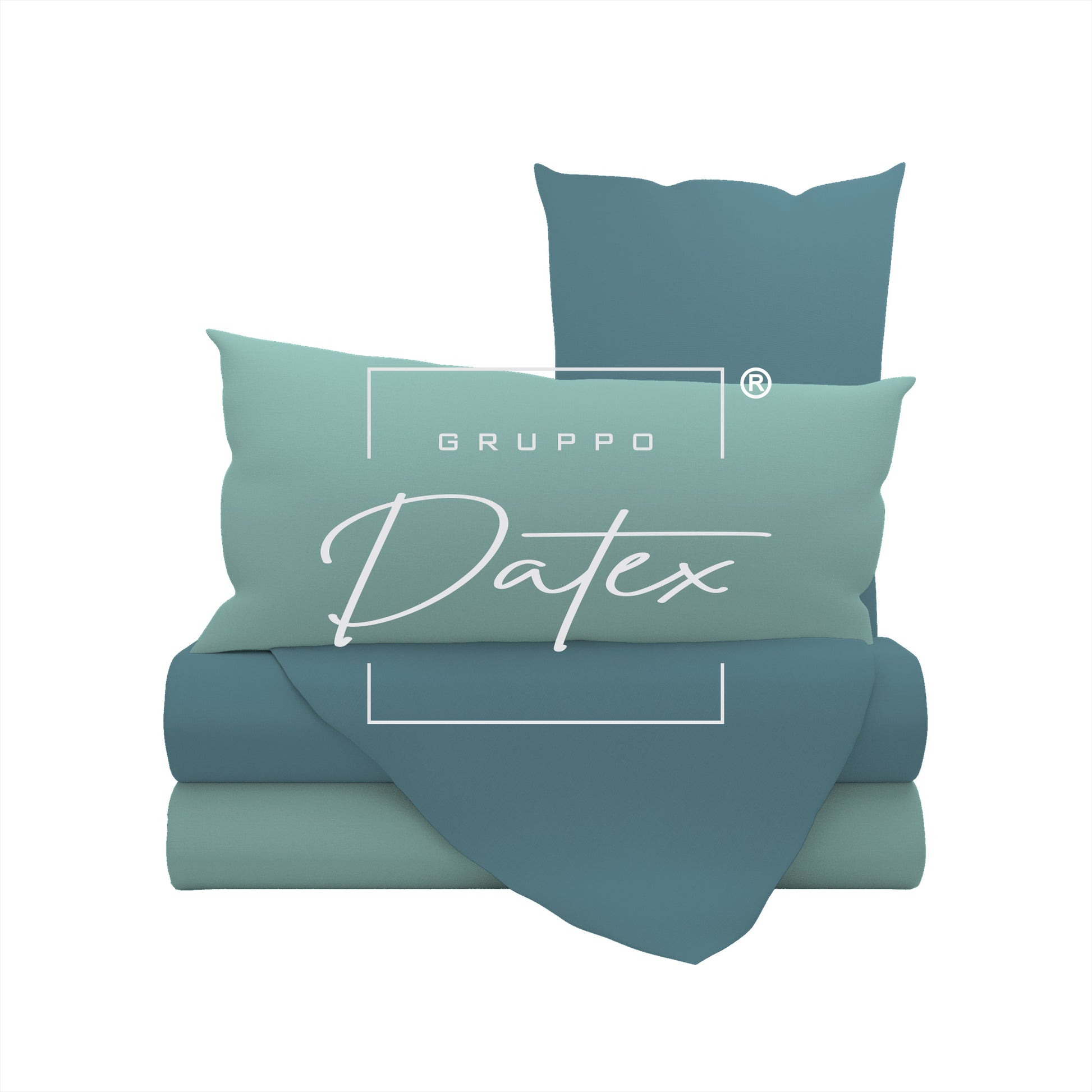 Bi-Color Teal/Water Sheet Set