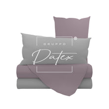 Load image into Gallery viewer, Bicolor Sheet Set in Antique Pink/Light Grey
