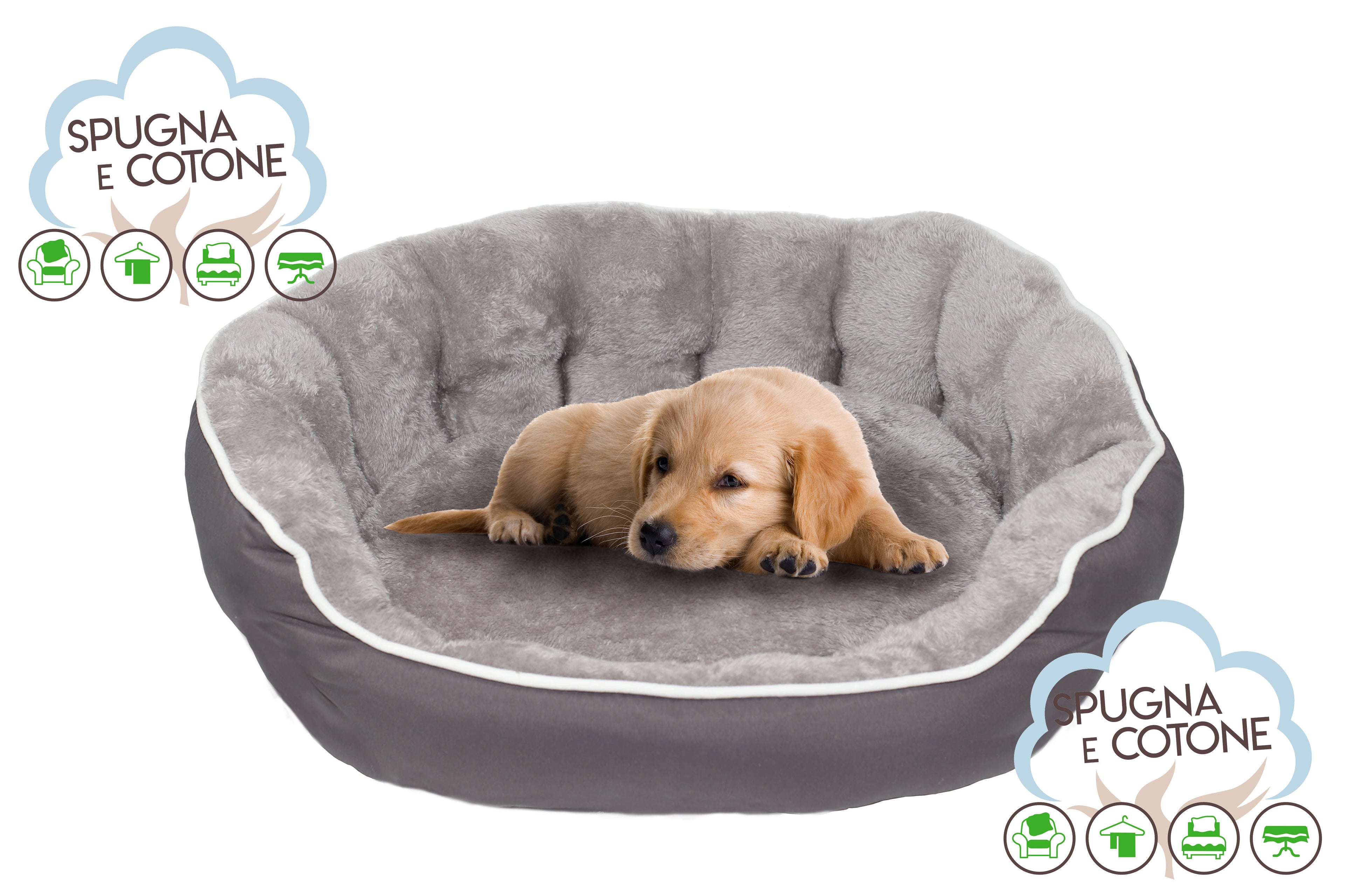 Cuccia Coccole - Spugna e Cotone
