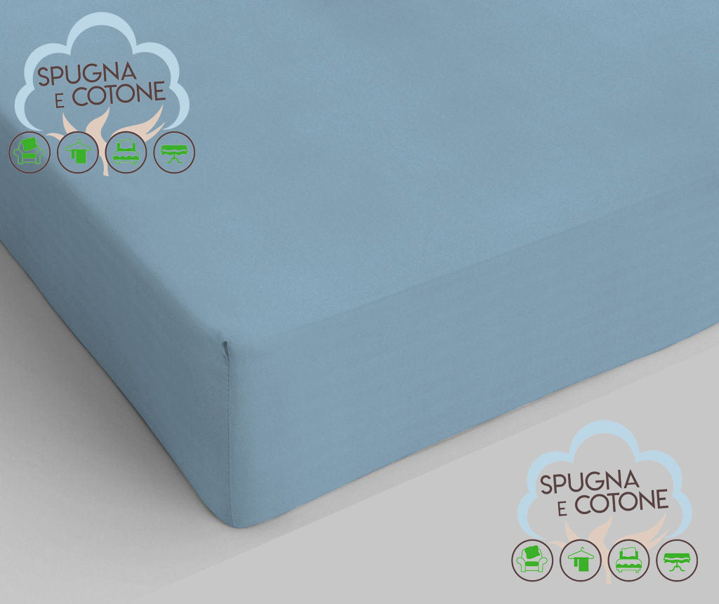Sotto con Angoli Singolo 100% Cotone - Spugna e Cotone