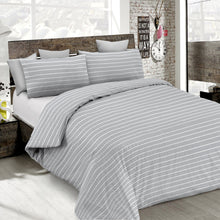 Load image into Gallery viewer, Division Gray Duvet Cover Set
