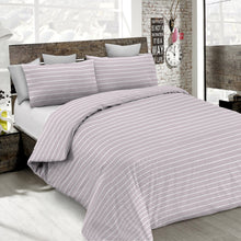 Load image into Gallery viewer, Pink Division Duvet Cover Set
