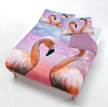 Carica l&#39;immagine nel visualizzatore di Gallery, Parure Copripiumino Flamingo
