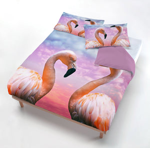 Parure Copripiumino Flamingo