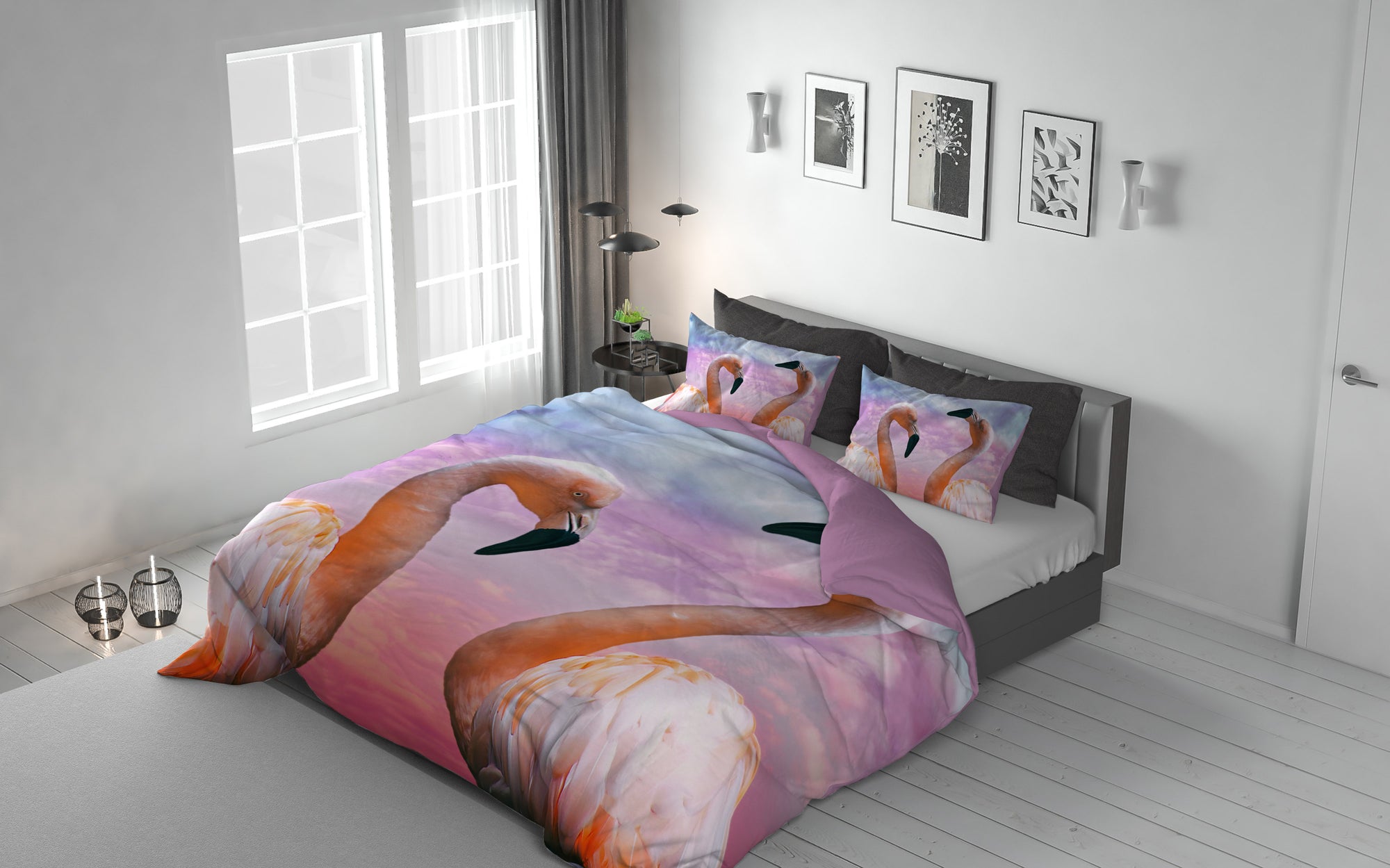 Parure Copripiumino Flamingo