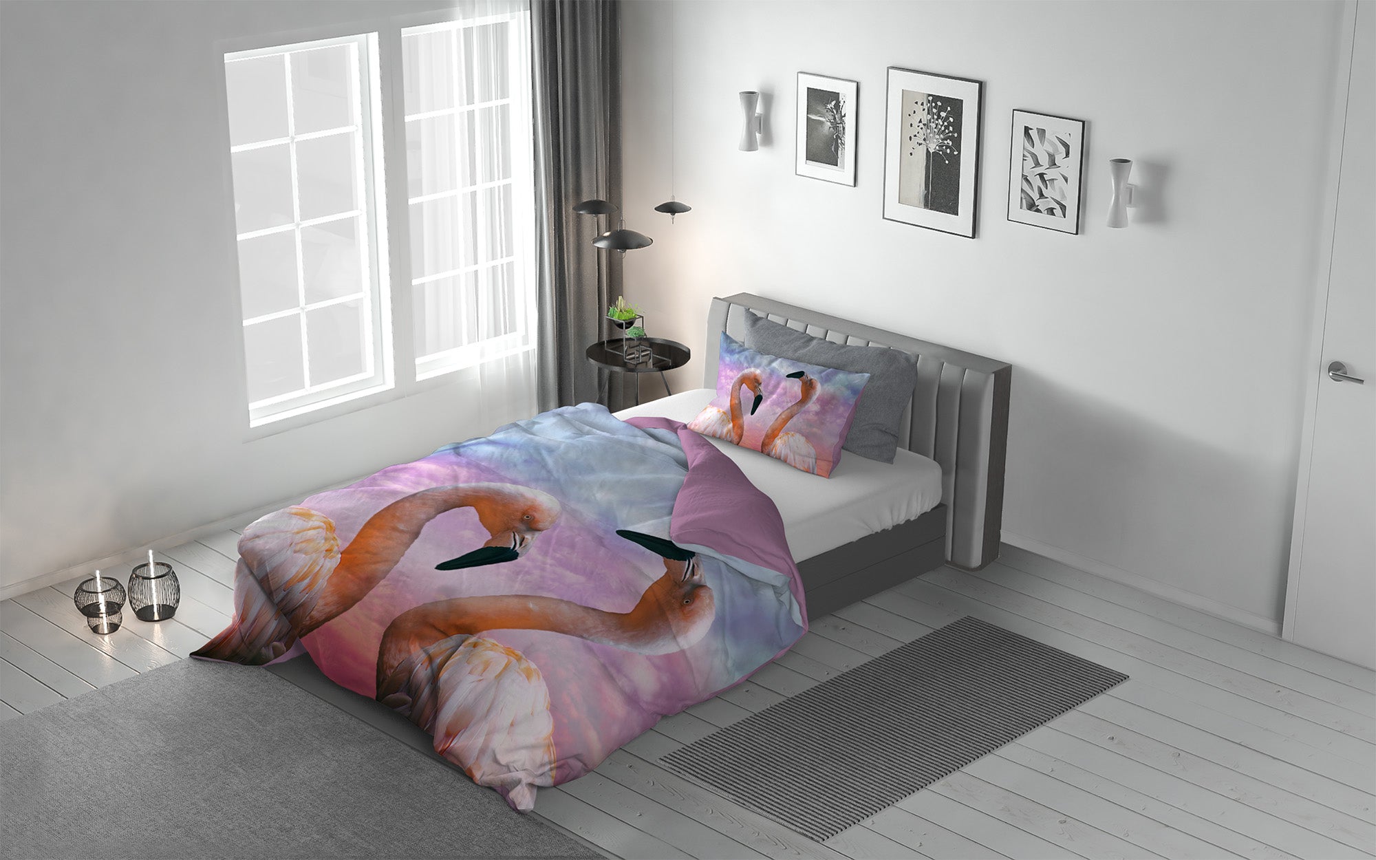 Parure Copripiumino Flamingo