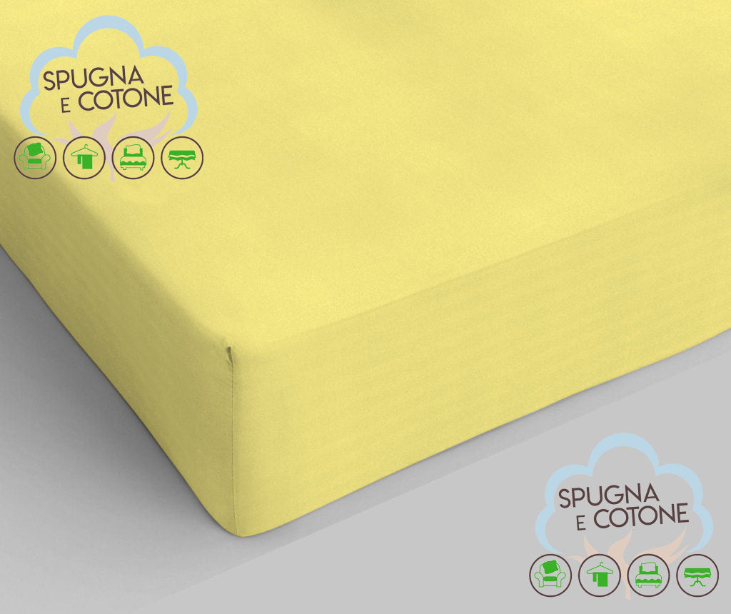 Sotto con Angoli Singolo 100% Cotone - Spugna e Cotone
