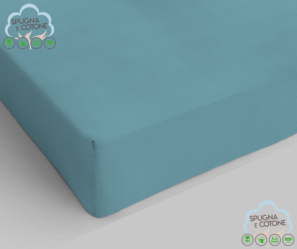 Sotto con Angoli Singolo 100% Cotone - Spugna e Cotone