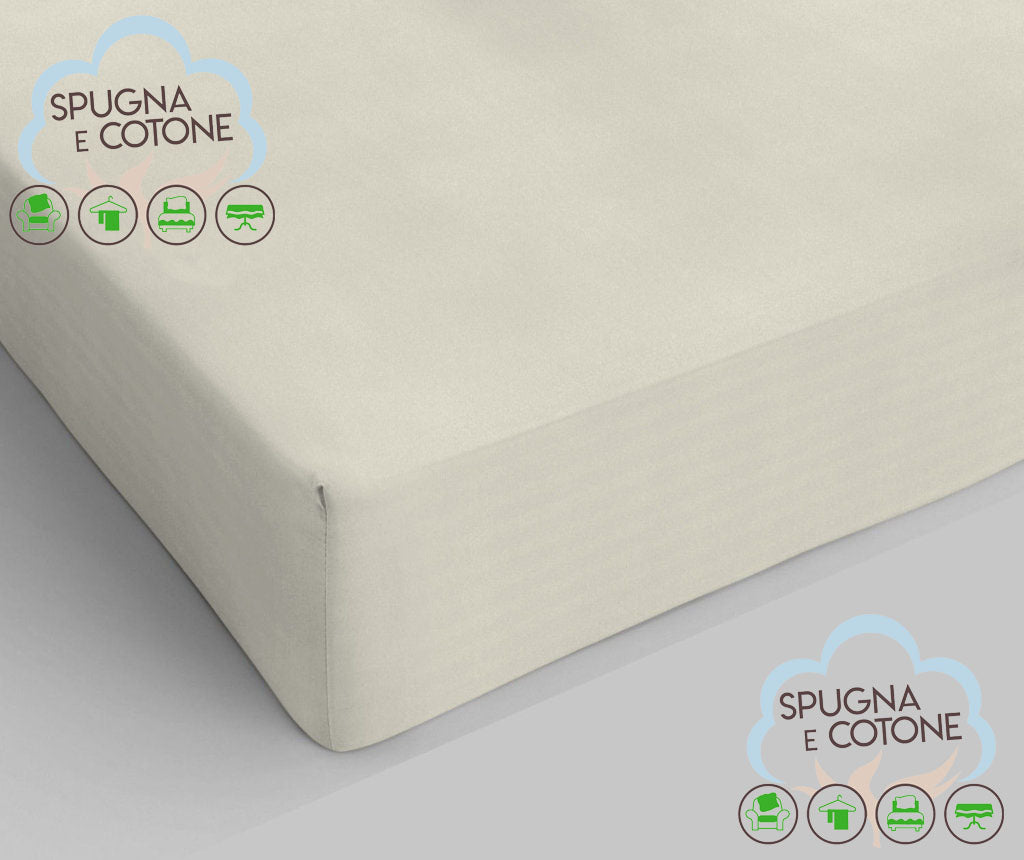 Sotto con Angoli Singolo 100% Cotone - Spugna e Cotone