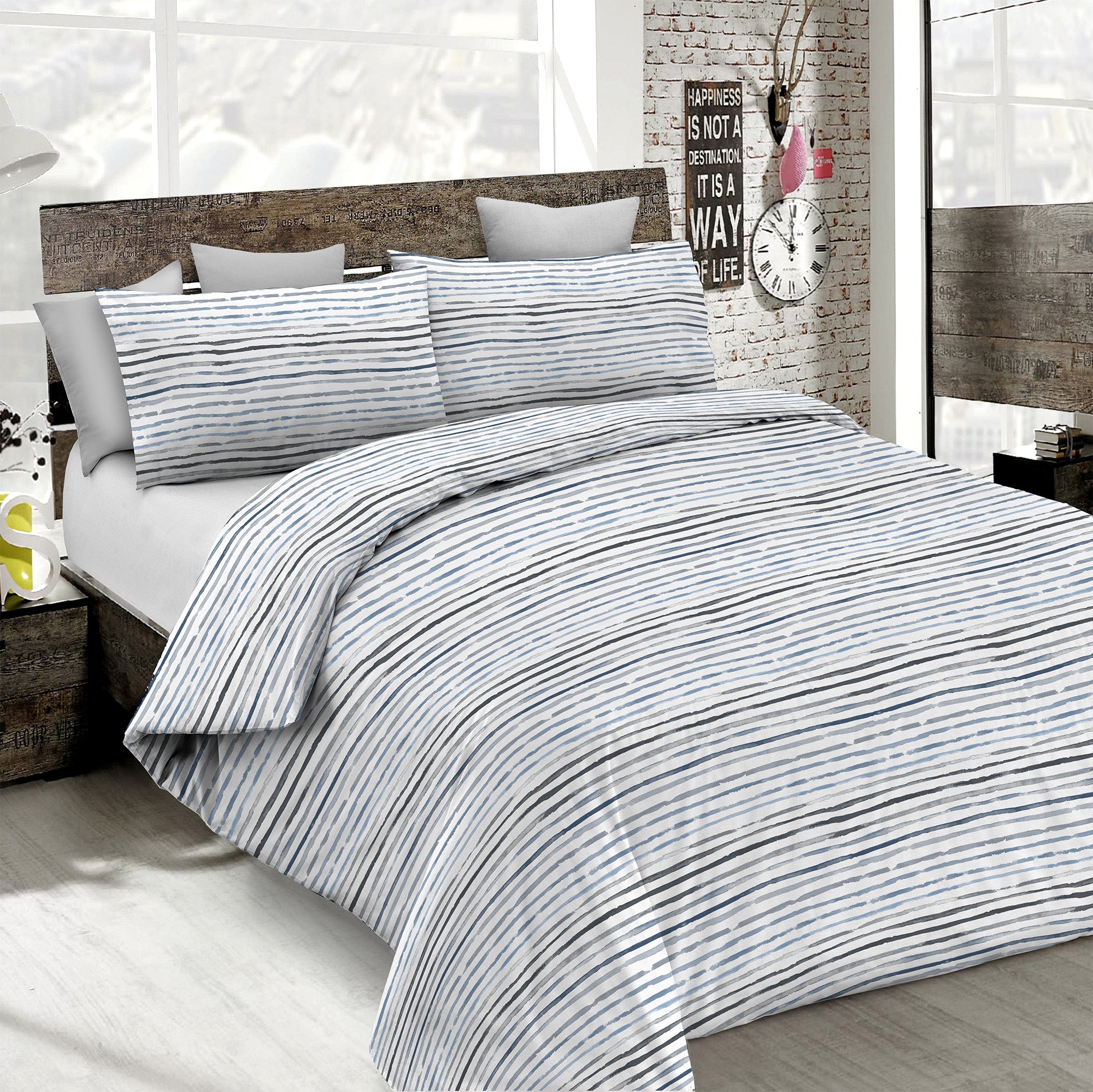 Parure Copripiumino Straits Blu