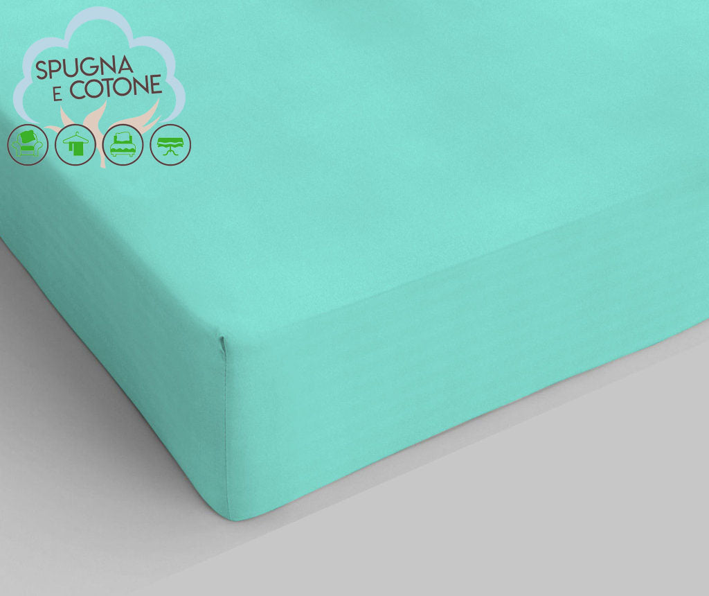 Sotto con Angoli Singolo 100% Cotone - Spugna e Cotone
