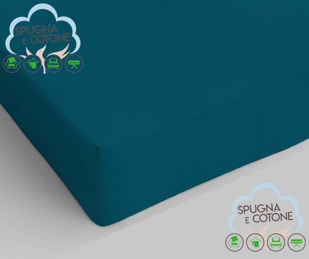 Sotto con Angoli Singolo 100% Cotone - Spugna e Cotone