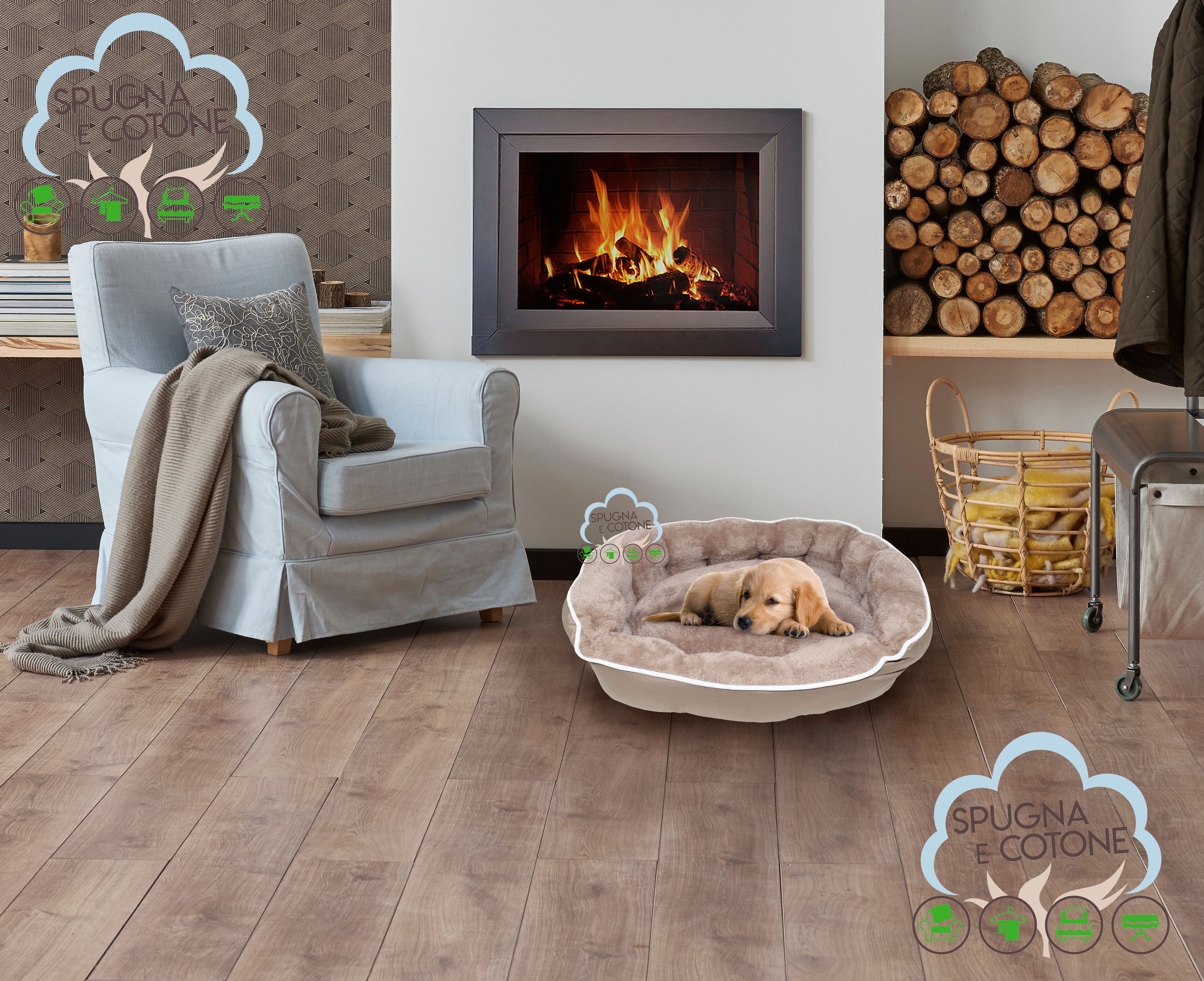 Cuccia Coccole - Spugna e Cotone