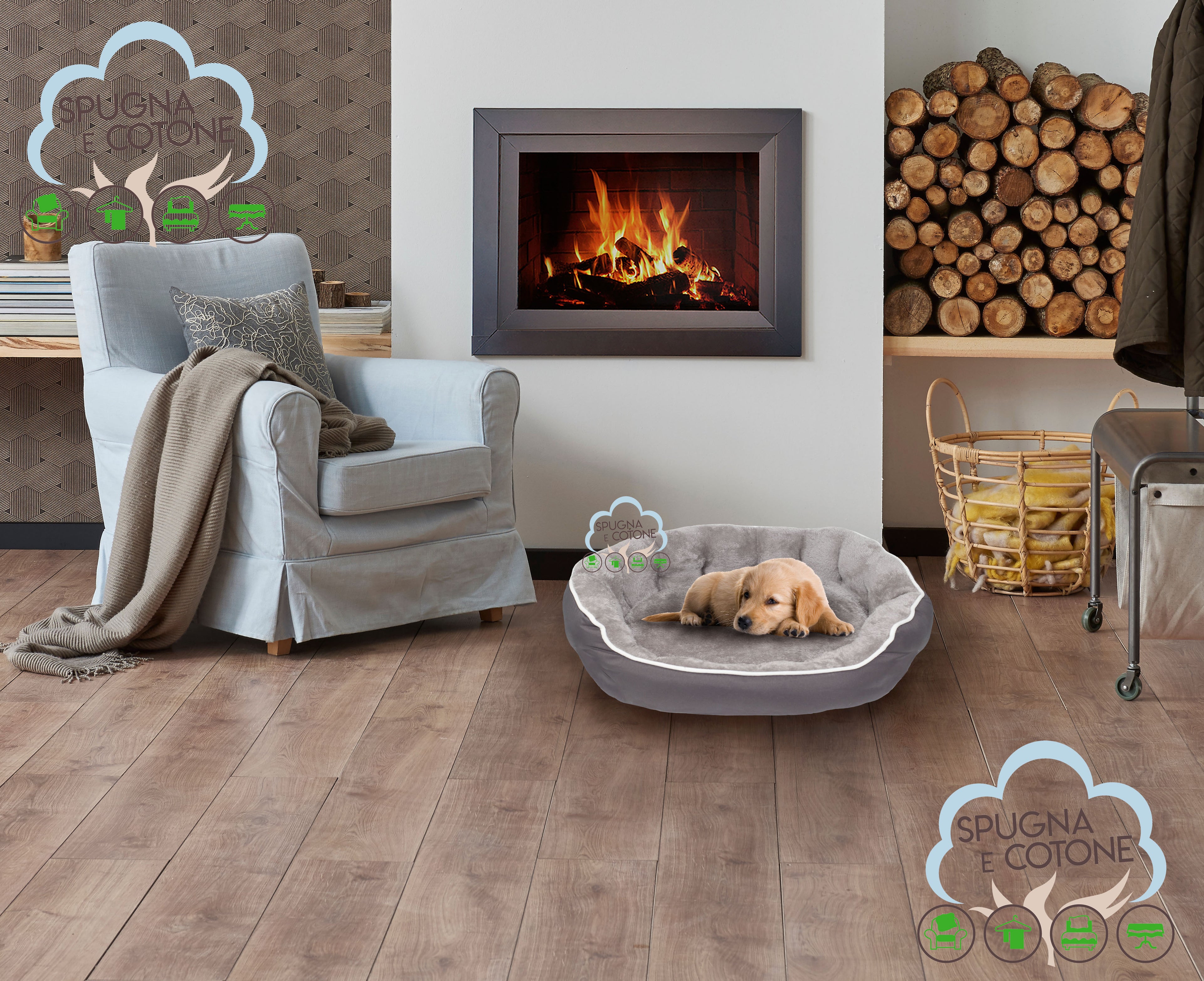 Cuccia Coccole - Spugna e Cotone