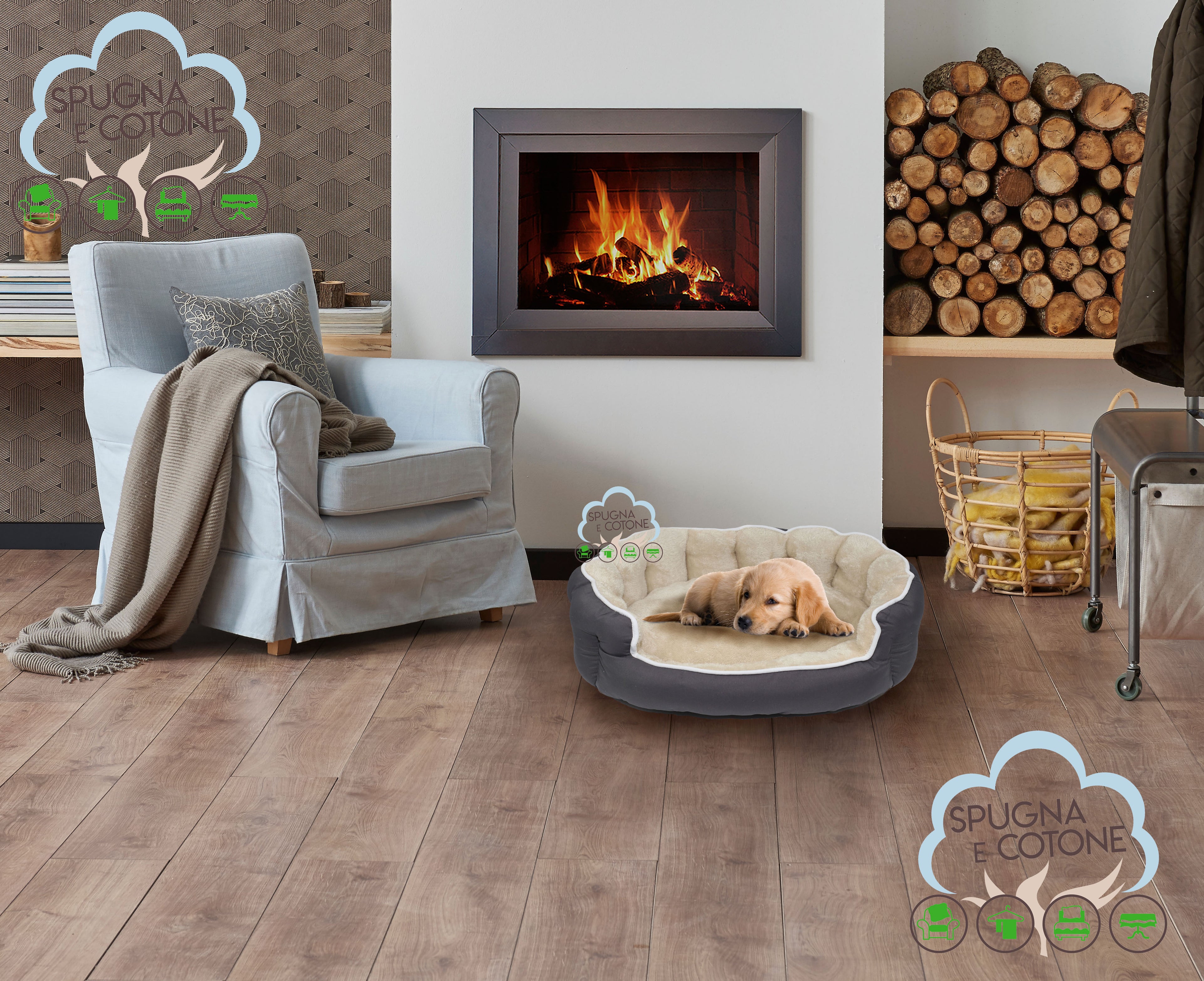 Cuccia Coccole - Spugna e Cotone
