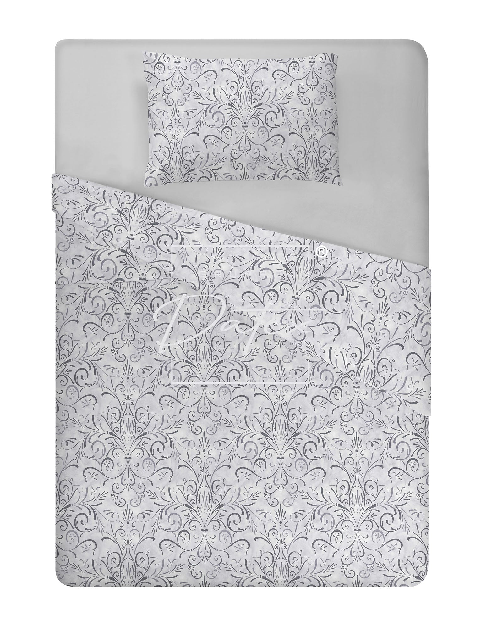Ornato Gray bed set