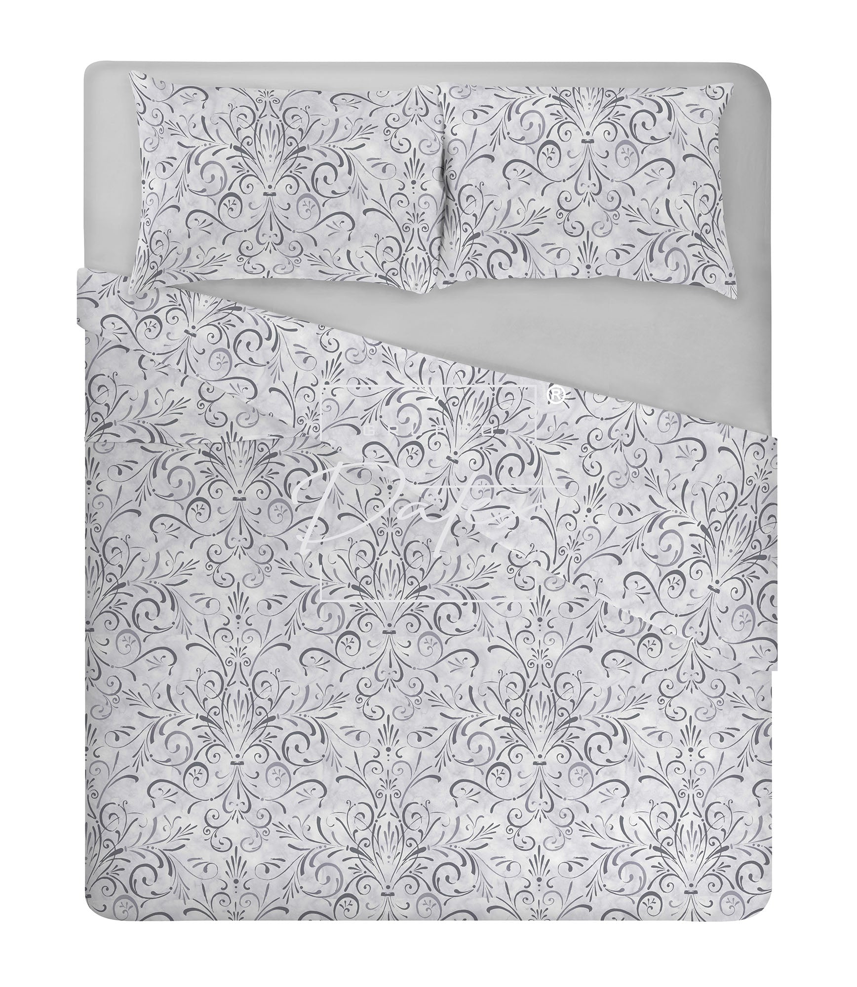 Ornato Gray bed set