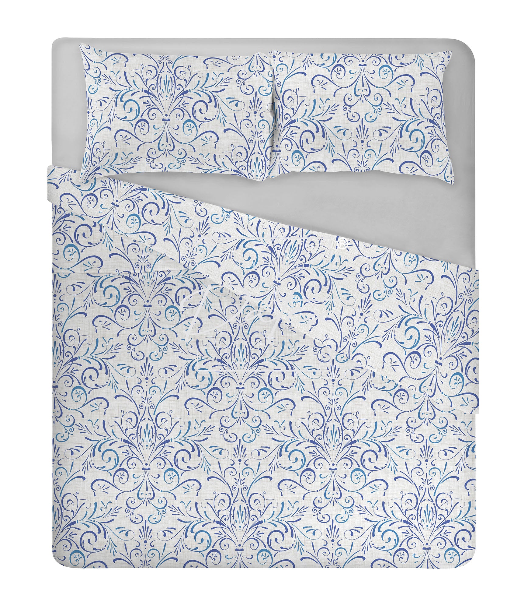 Ornato Blue bed set