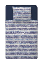 Jeans-Streifen-Bettset