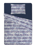 Jeans-Streifen-Bettset
