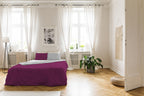 Parure Copripiumino FUCSIA/GRIGIO - Spugna e Cotone