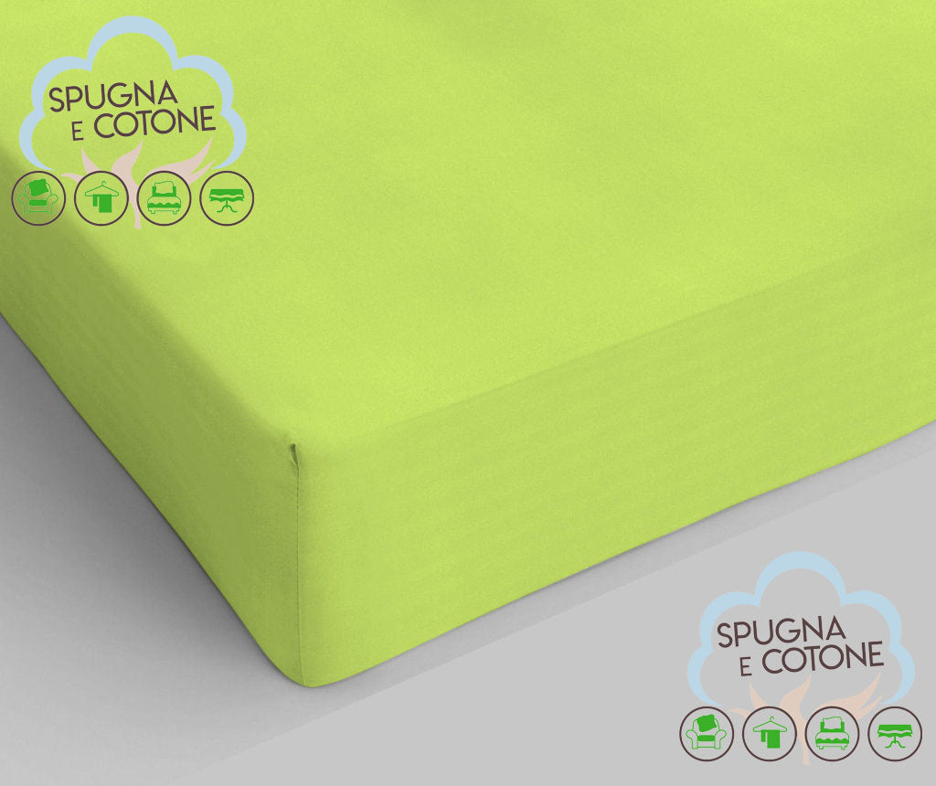 Sotto con Angoli Singolo 100% Cotone - Spugna e Cotone